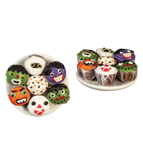 7 Halloween Cupcakes/Plat